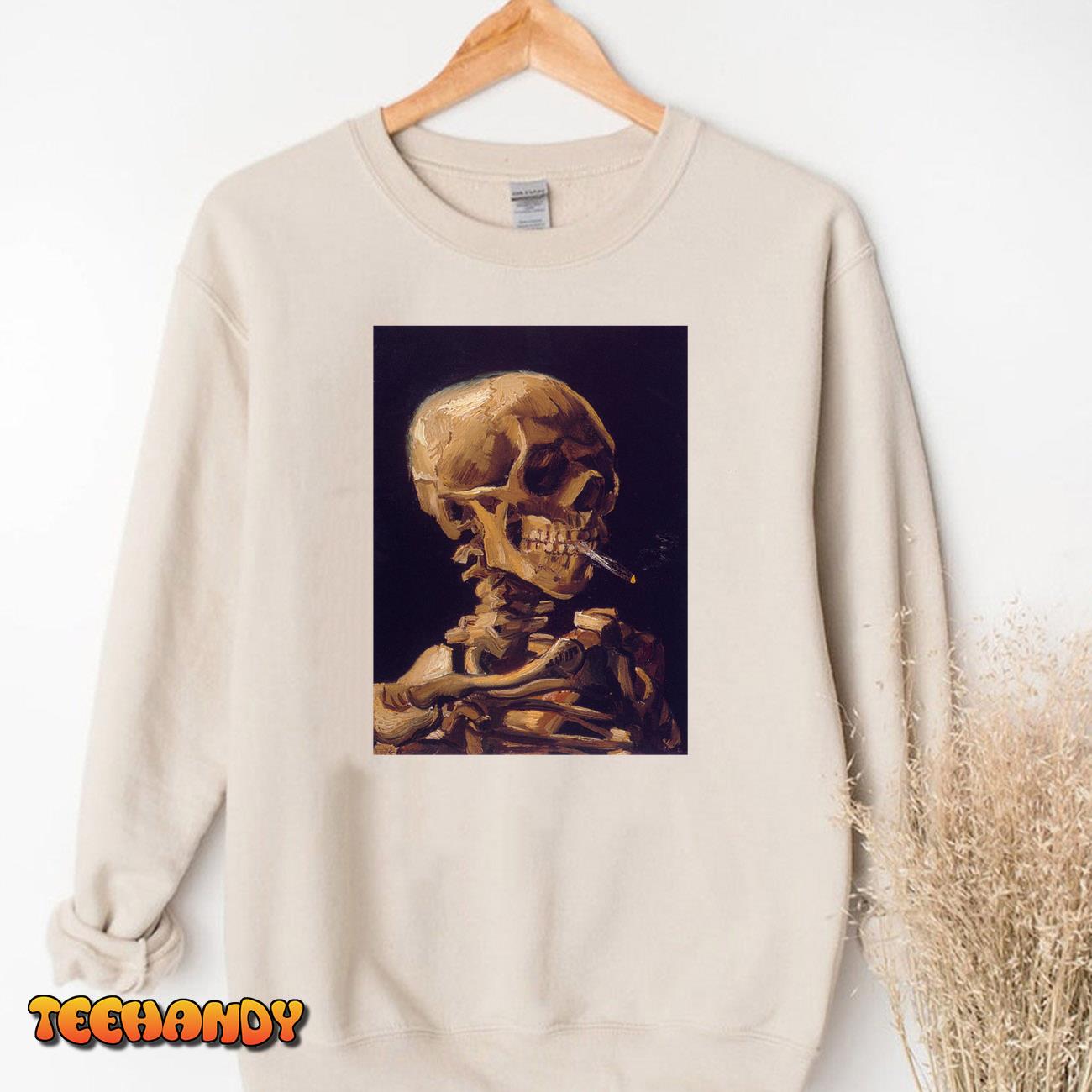 Vincent Van Gogh’s ‘Skull with a Burning Cigarette’ T-Shirt