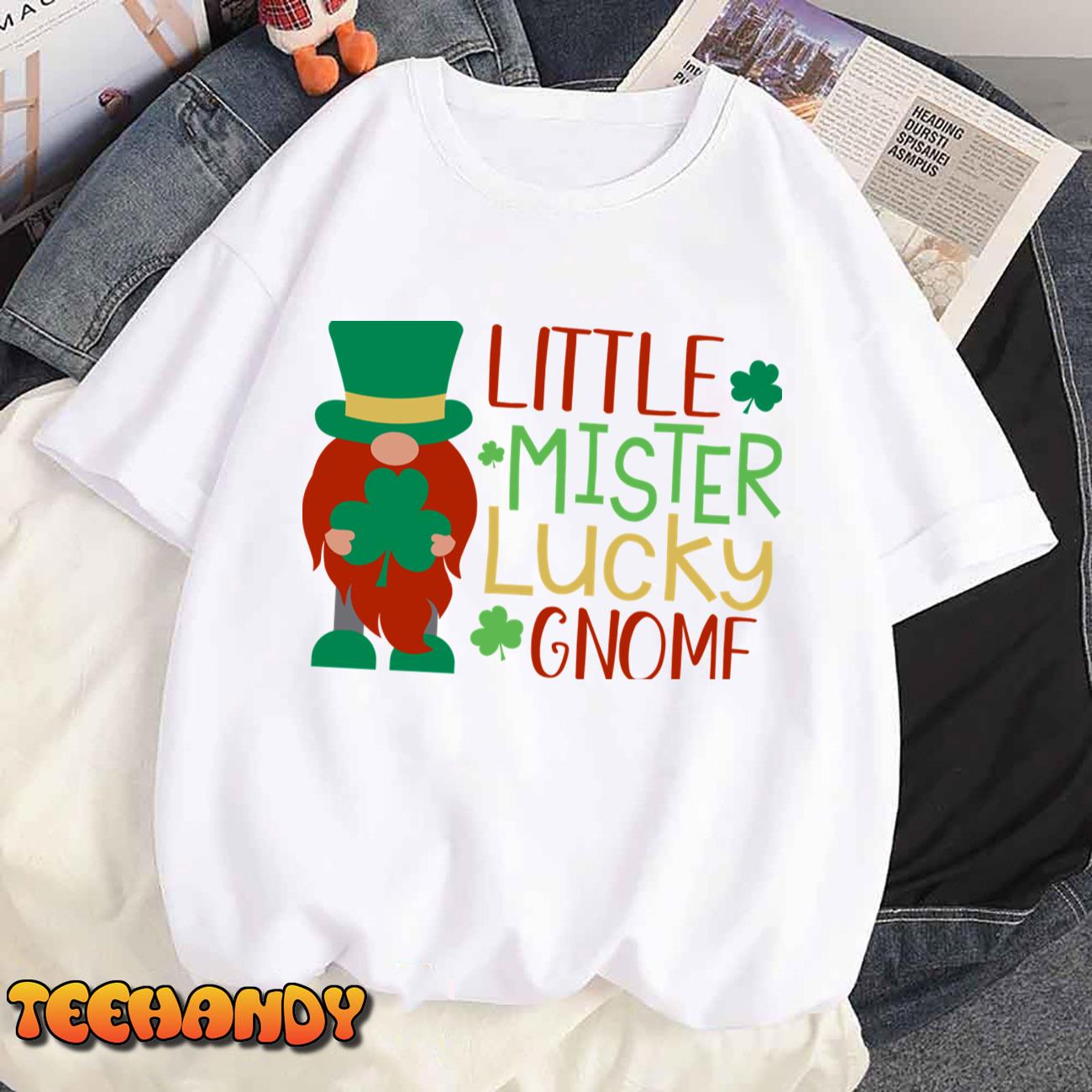 Vintage St Patrick Day Gnome St Patrick T-Shirt
