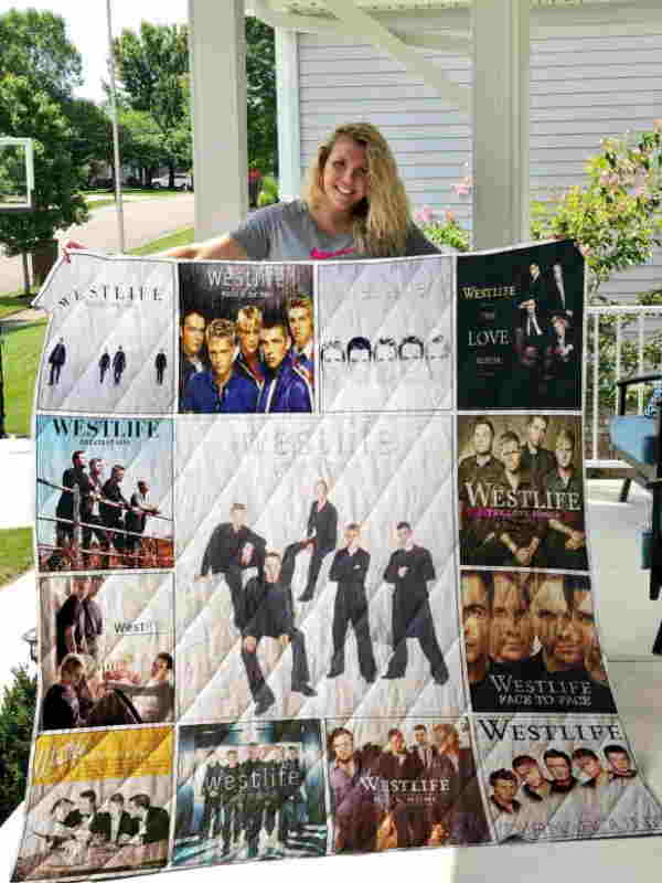 Westlife All Over Printed Quilt Blanket