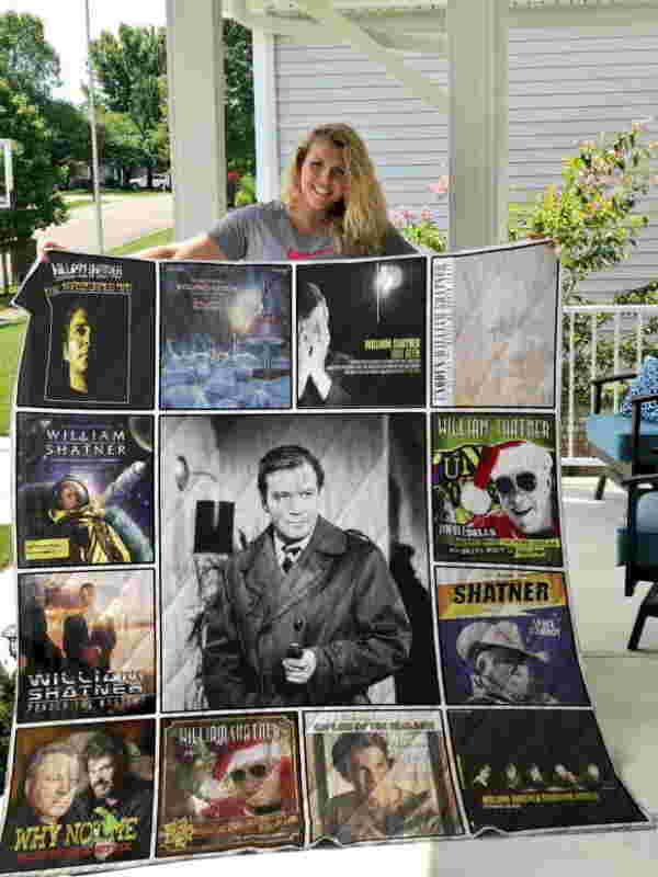 William Shatner 3D Quilt Blanket