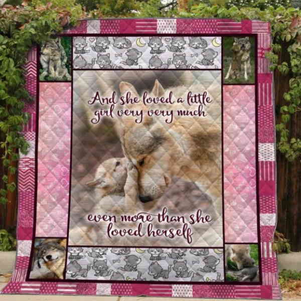 Wolf Love 3D Quilt Blanket