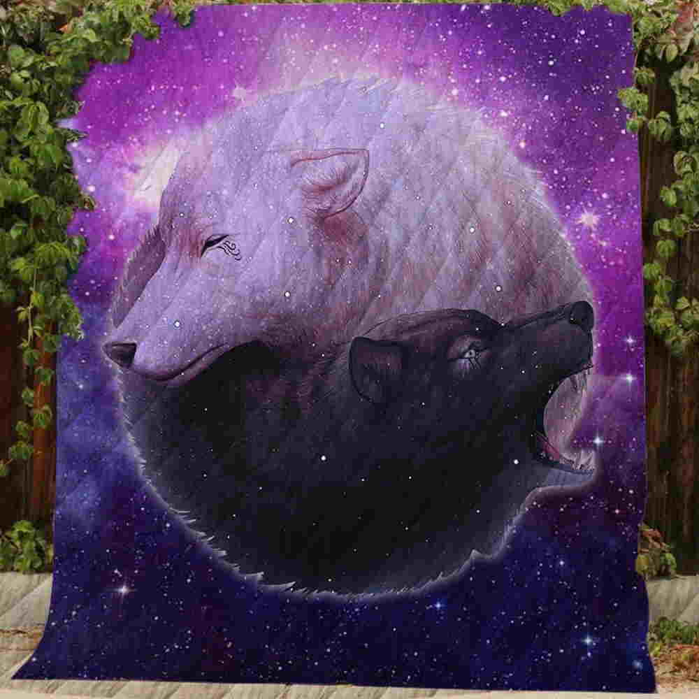 Wolf Love Quilt Blanket