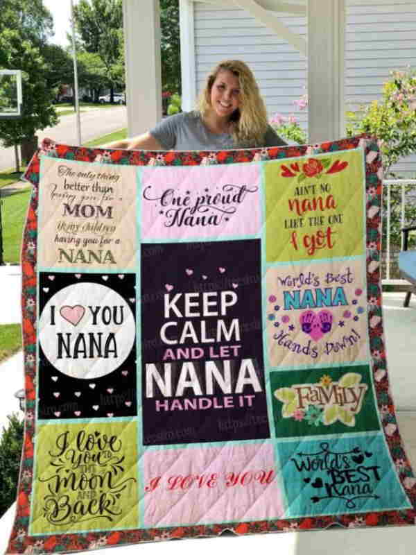 World’S Best Nana 3D Quilt Blanket