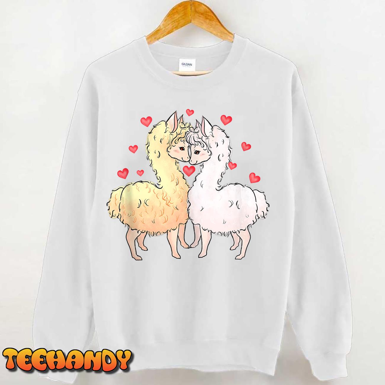 XOXO Cute Sheep Love Heart Valentines Day Matching Couple Tank Top