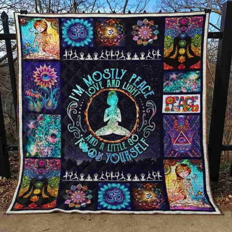 Yogai’M Mostly Peace Quilt Blanket