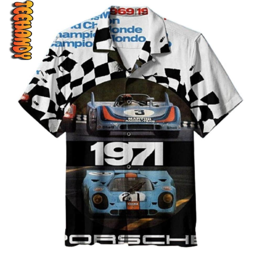 1971 Drag Racing Hawaiian Shirts