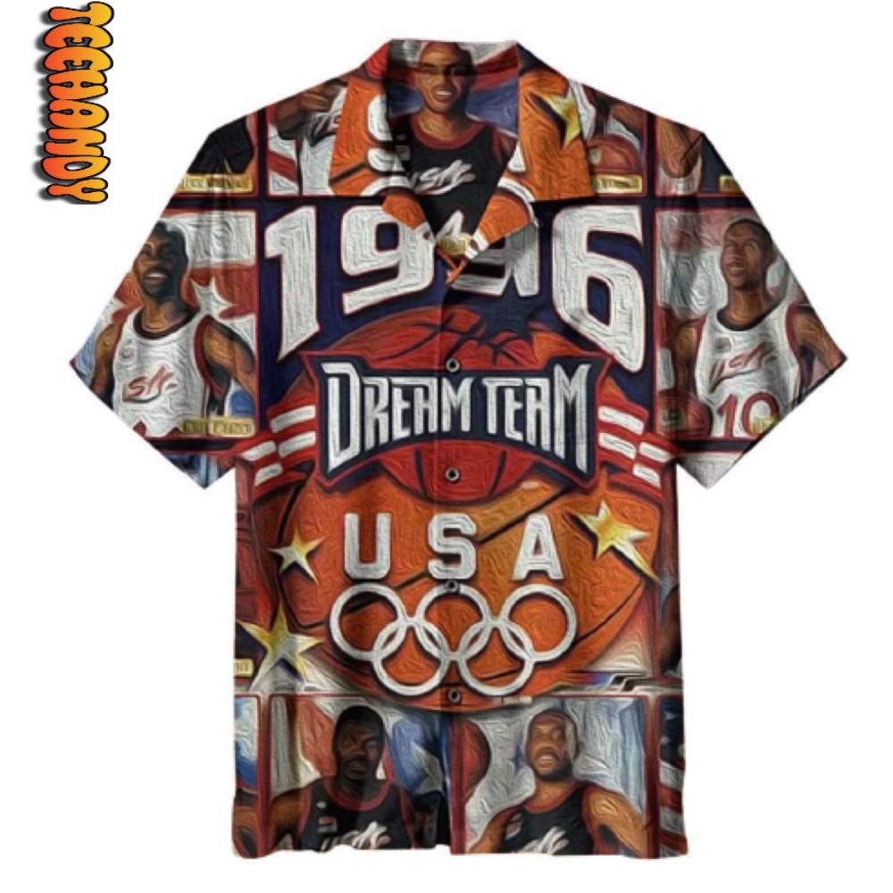 1996 American NBA Dream Team Hawaiian Shirt