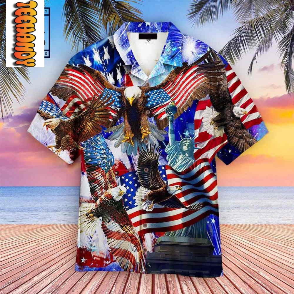 4th Of July Happy Independence Day Hawaiian Shirt