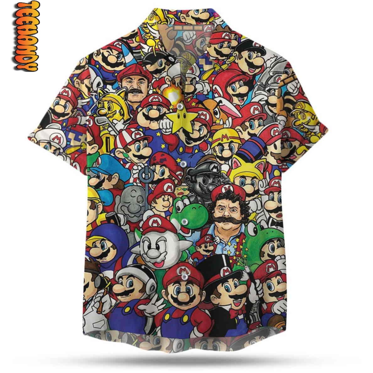 50 Shades of Mario Hawaiian Shirt