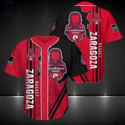 Casademont Zaragoza 3D Baseball Jersey