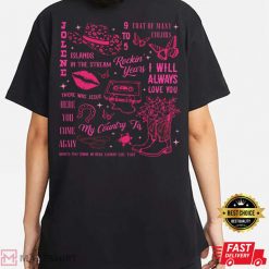 Dolly Parton American Singer And Songwriter Full Tracklist Unisex T Shirt