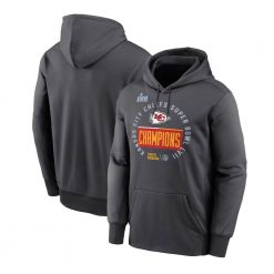 Kansas City Chiefs Super Bowl LVII Champions Locker Room Trophy Collection Pullover Hoodie