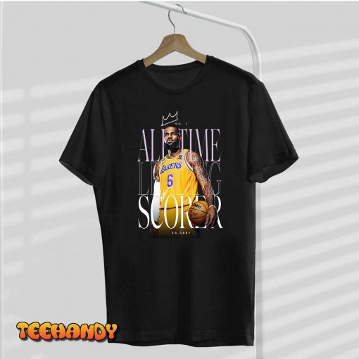 LeBron James King All-Time Leading Scored 38388 T Shirt