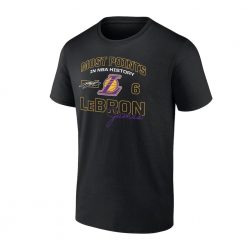 LeBron James Los Angeles Lakers Most Points in NBA History T Shirt 1