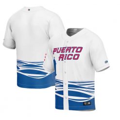 Puerto Rico Baseball White 2023 World Baseball Classic Jersey