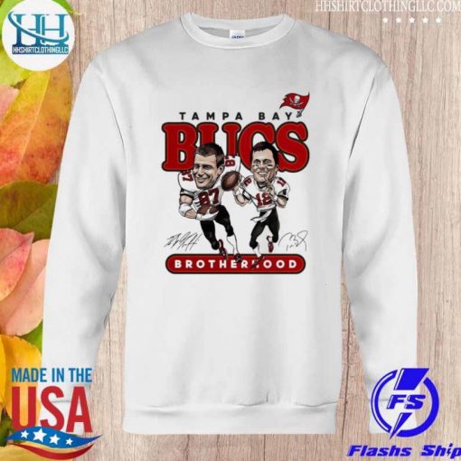 Rob Gronkowski And Tom Brady Tampa Bay Buccaneers Signature Shirt Hoodie