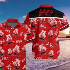 Slayer Coconut Tree Pattern Summer Hawaiian Shirt
