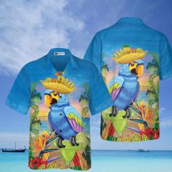 Summer Beach Parrot Hawaiian Shirt