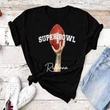 Super Bowl Rihanna shirt