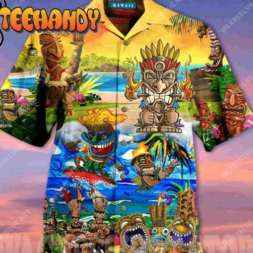 Tiki Funny Best Outfit Summer Set Hawaiian Shirt