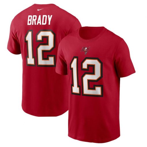 Tom Brady Tampa Bay Buccaneers Name & Number T-Shirt