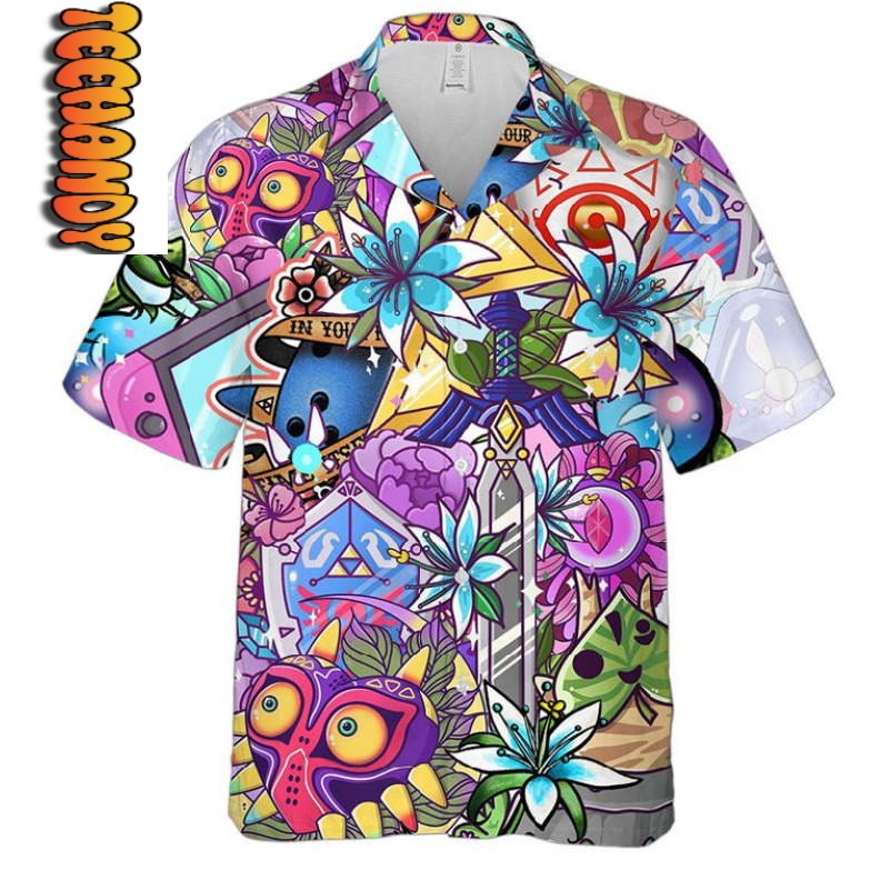 A Majora’s Mask Hawaiian Shirt