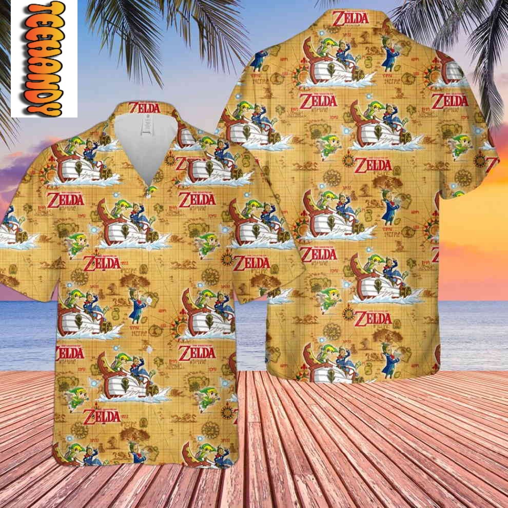 A Phantom Hourglass Hawaiian Shirt