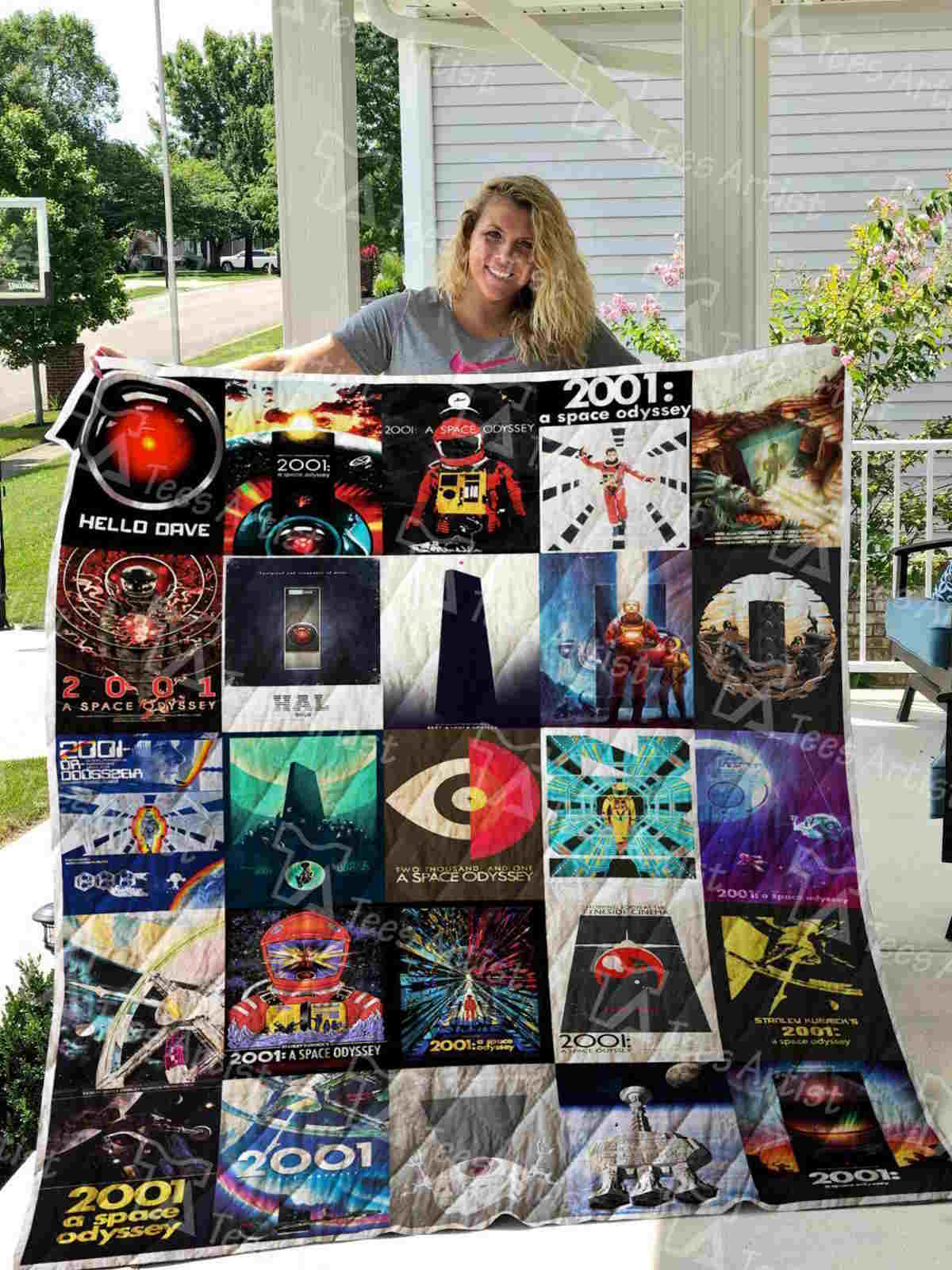 A Space Odyssey 3D Quilt Blanket