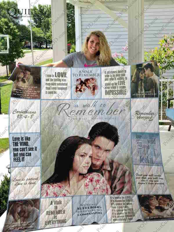 A Walk To Remember 3D Quilt Blanket