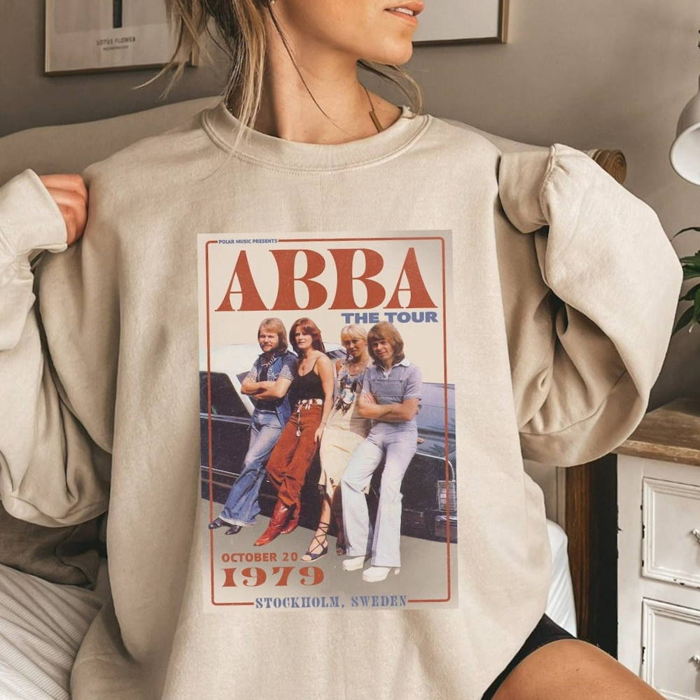 ABBA The Tour 1979 Vintage Shirt, Music Dancing Queen Shirt