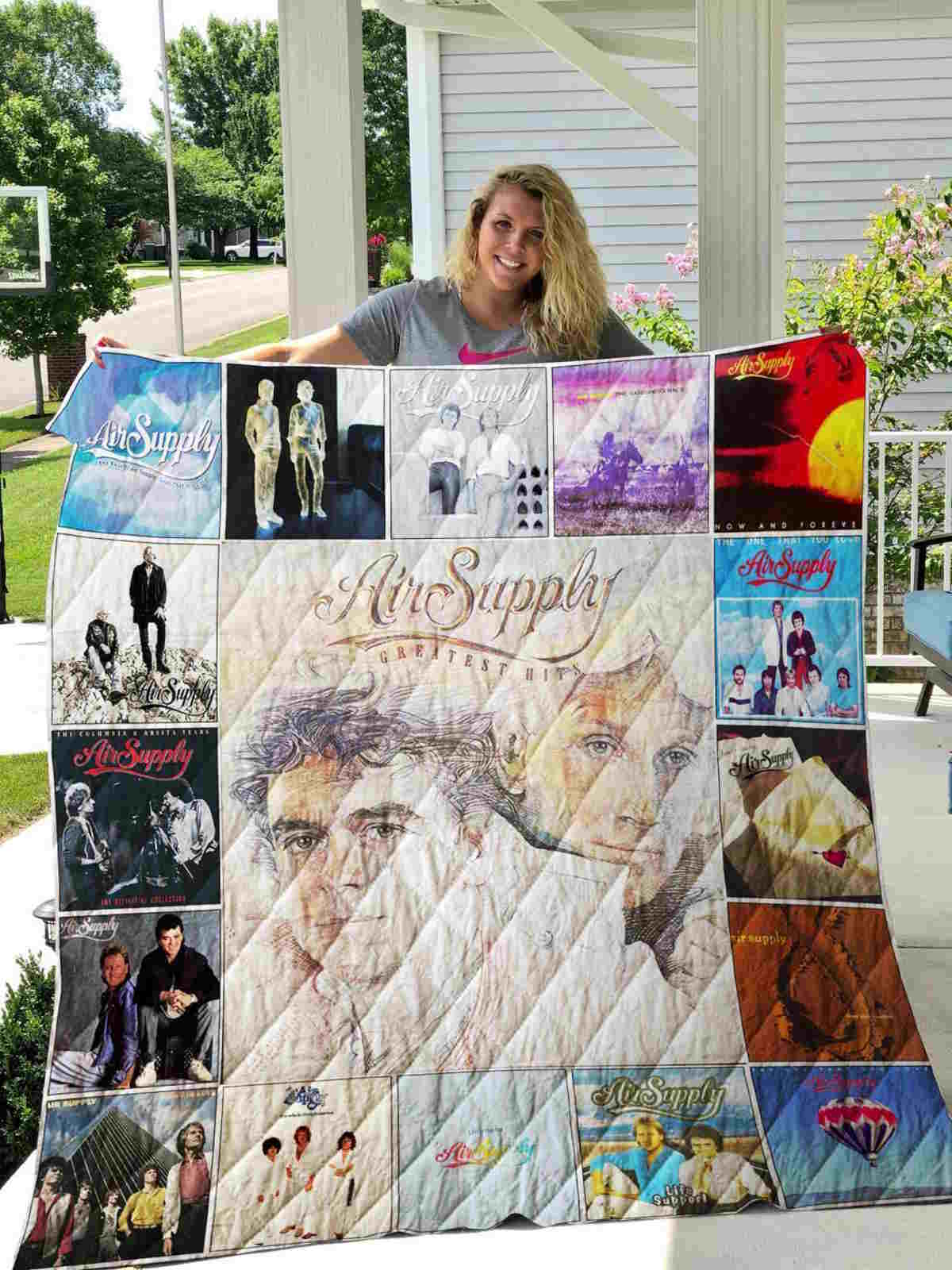 Air Supply 3D Quilt Blanket