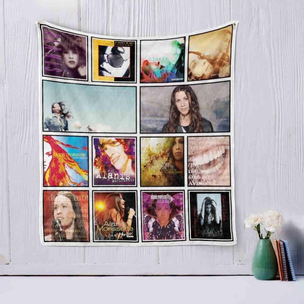 Alanis Morissette Quilt Blanket