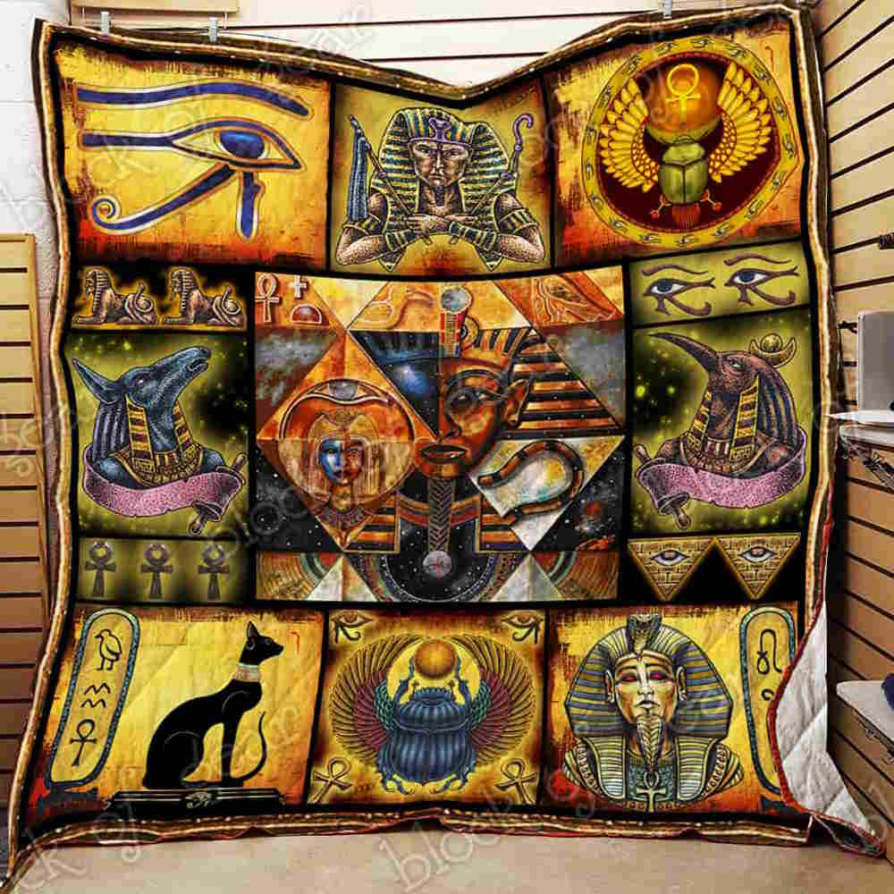 Ancient Egypt 3D Quilt Blanket