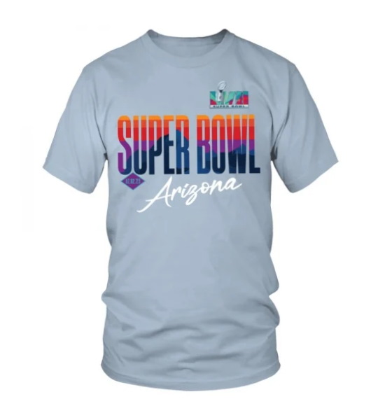 Arigona February 2023 Aqua Super Bowl LVII T Shirt