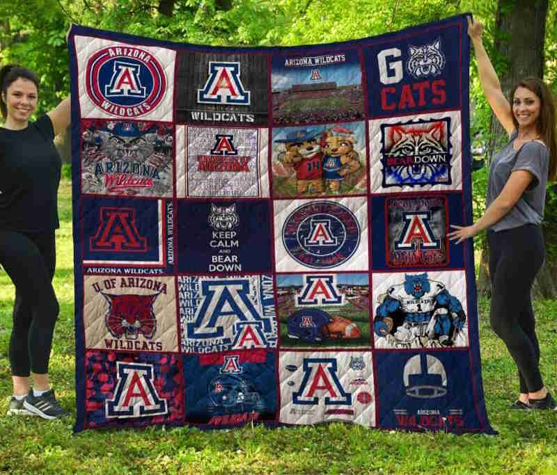 Arizona Wildcats 3D Quilt Blanket