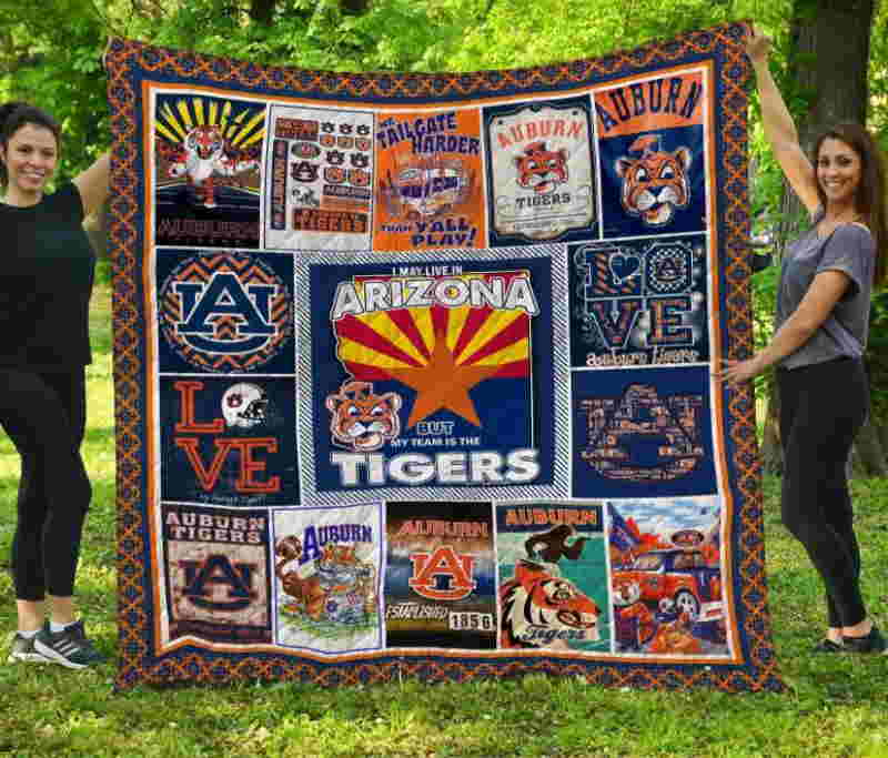 Auburn Tigers Arizona 3D Quilt Blanket