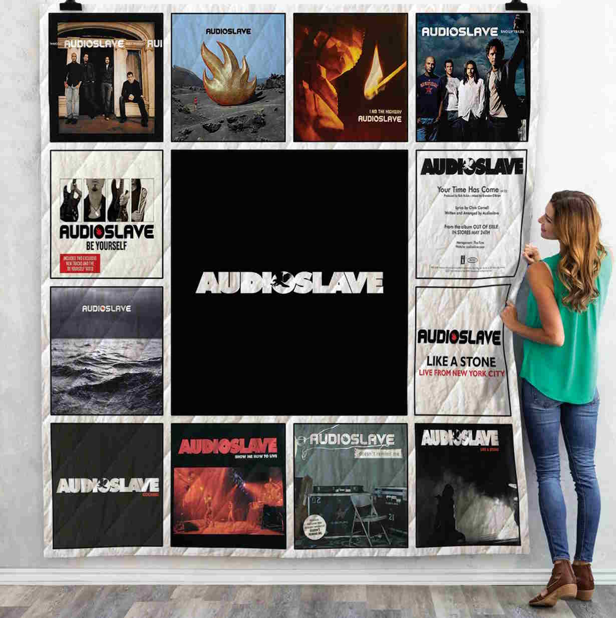 Audioslave Albums 3D Quilt Blanket