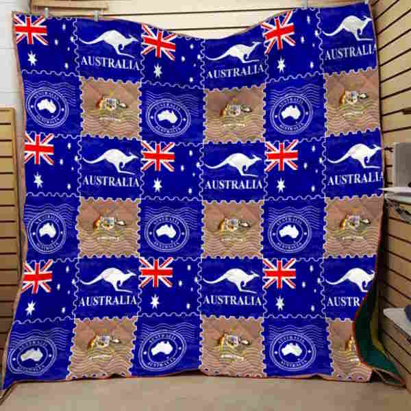 Australia Flag 3D Quilt Blanket