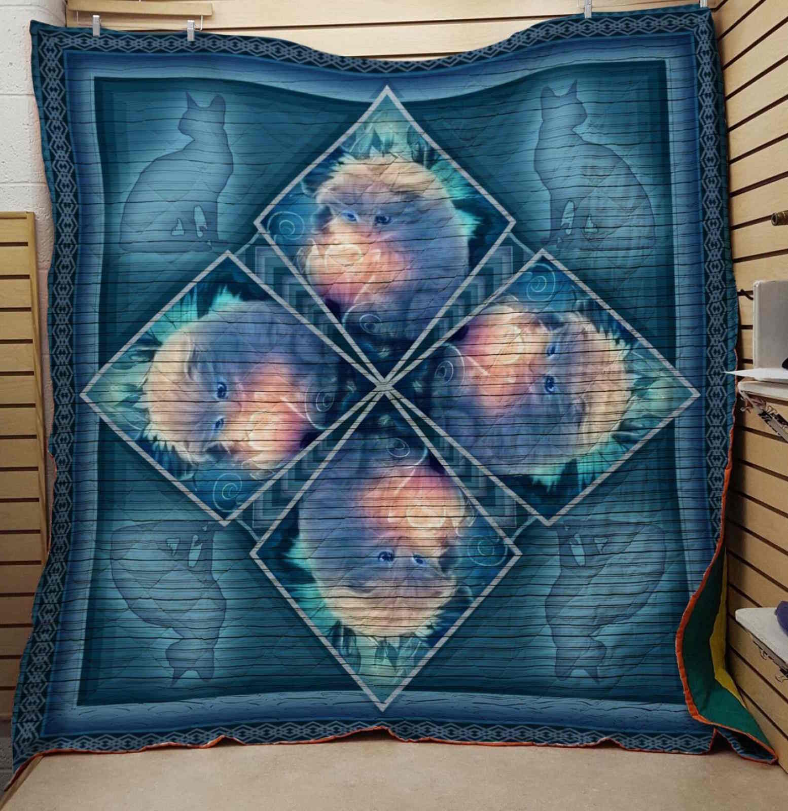 Baby Cat 3D Quilt Blanket