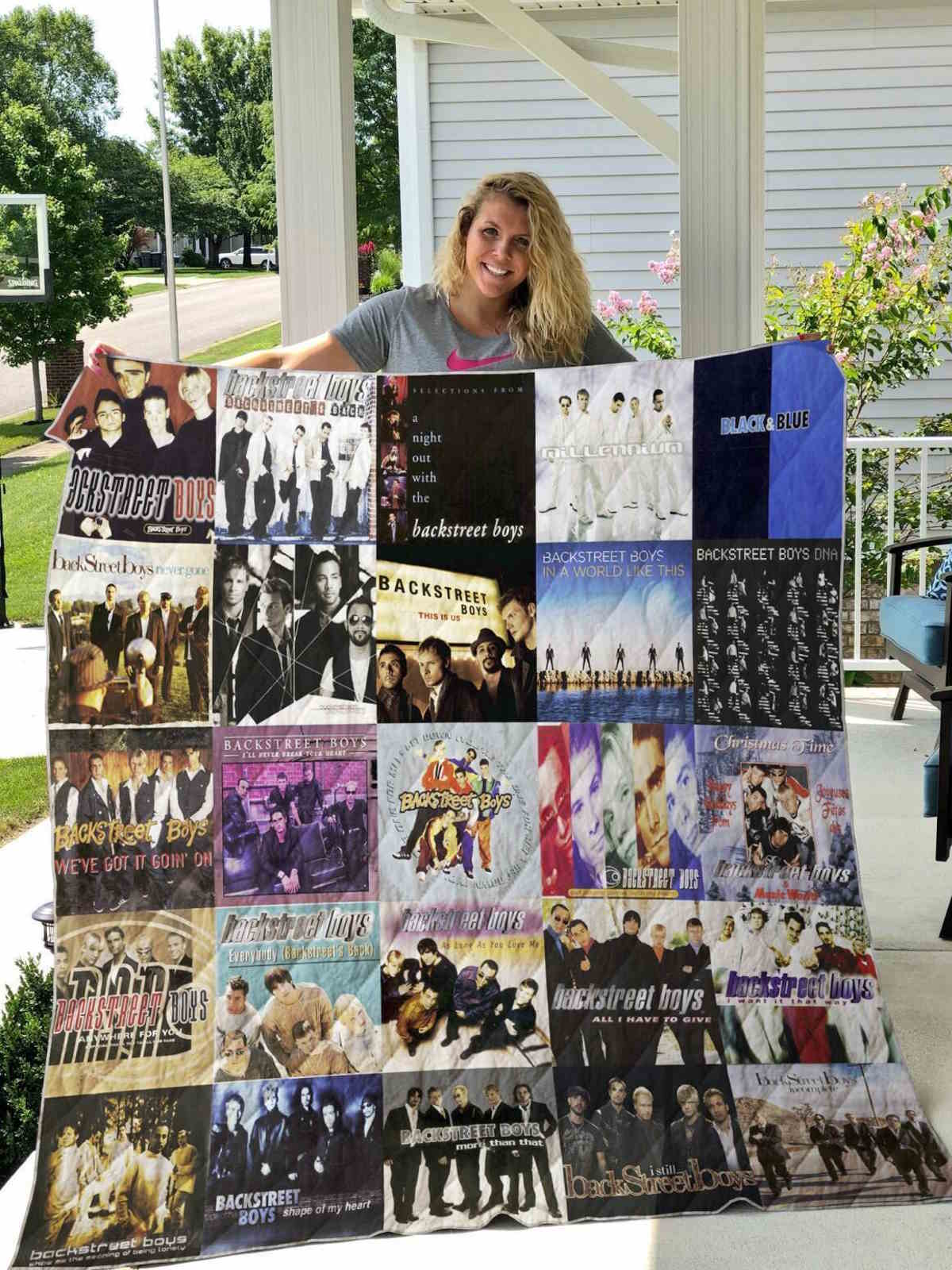 Backstreets Boys 3D Quilt Blanket