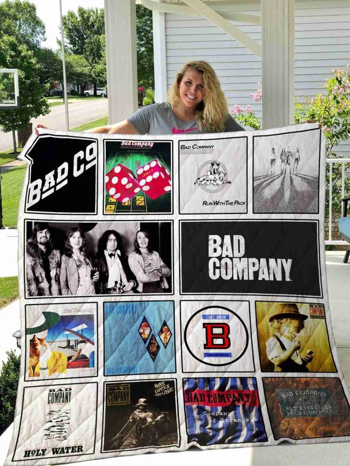 Bad Company Quilt Blanket