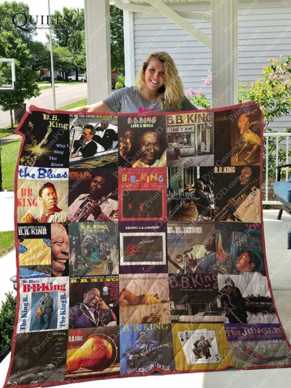 B.B. King Albums 3D Quilt Blanket