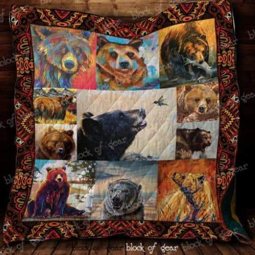 Bearly Awake 3D Quilt Blanket