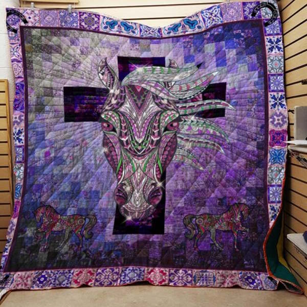 Beautiful Horse 3D Quilt Blanket