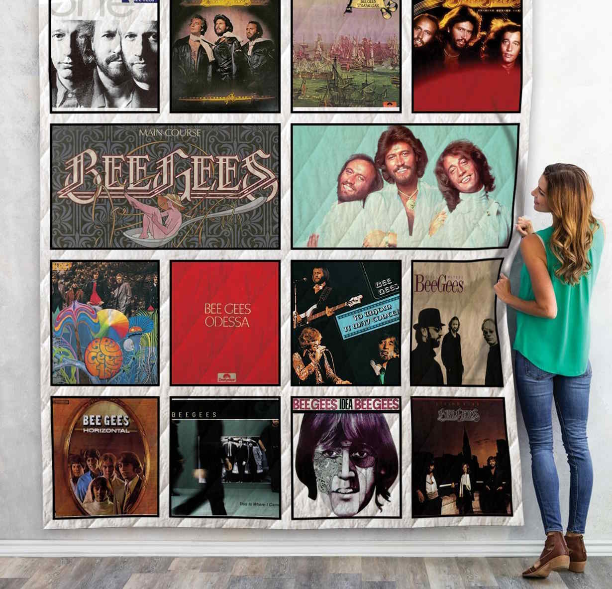 Bee Gees Album Quilt Blanket