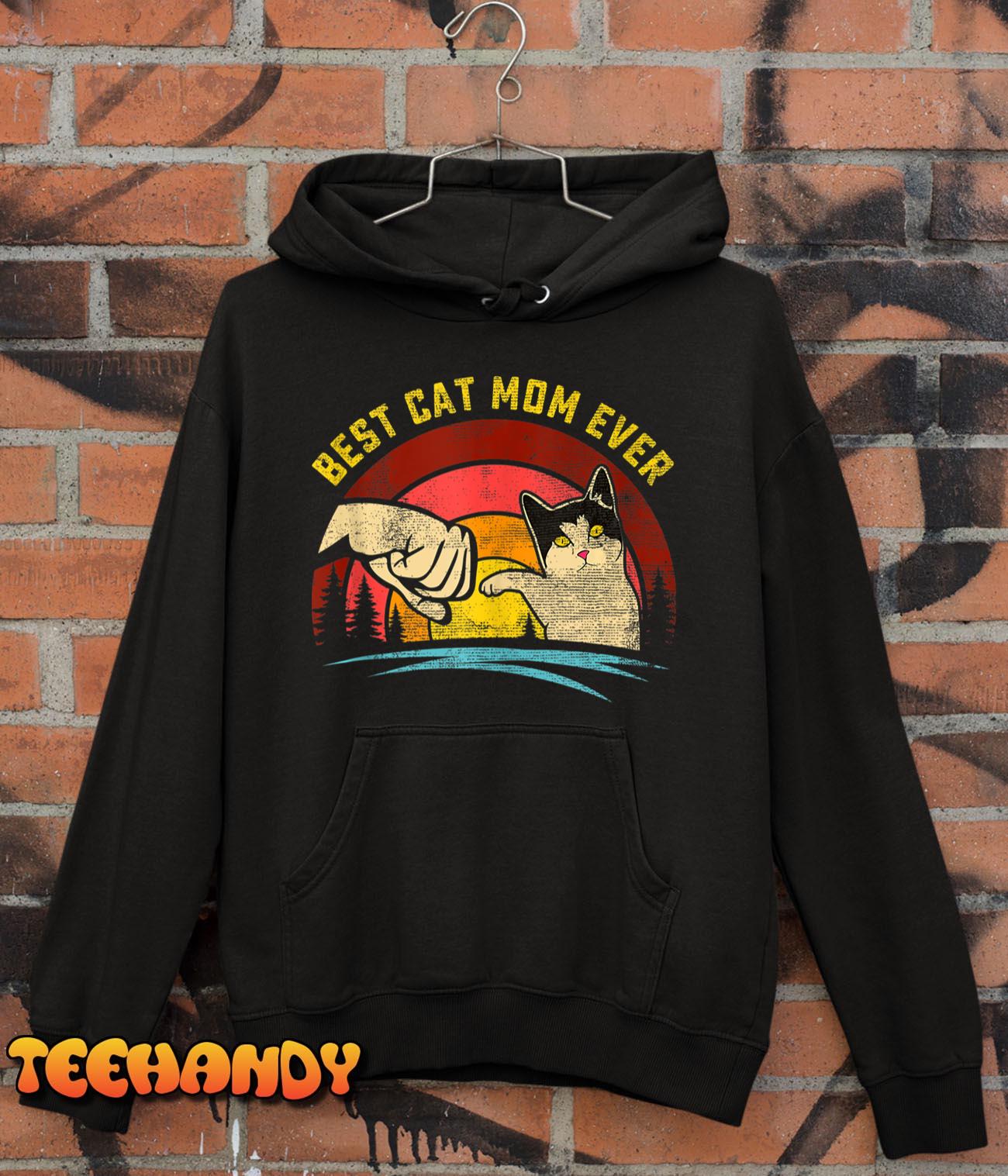 Best Cat Mom Ever Funny Kitten Cat Lover Mother’s Day Women Hoodie