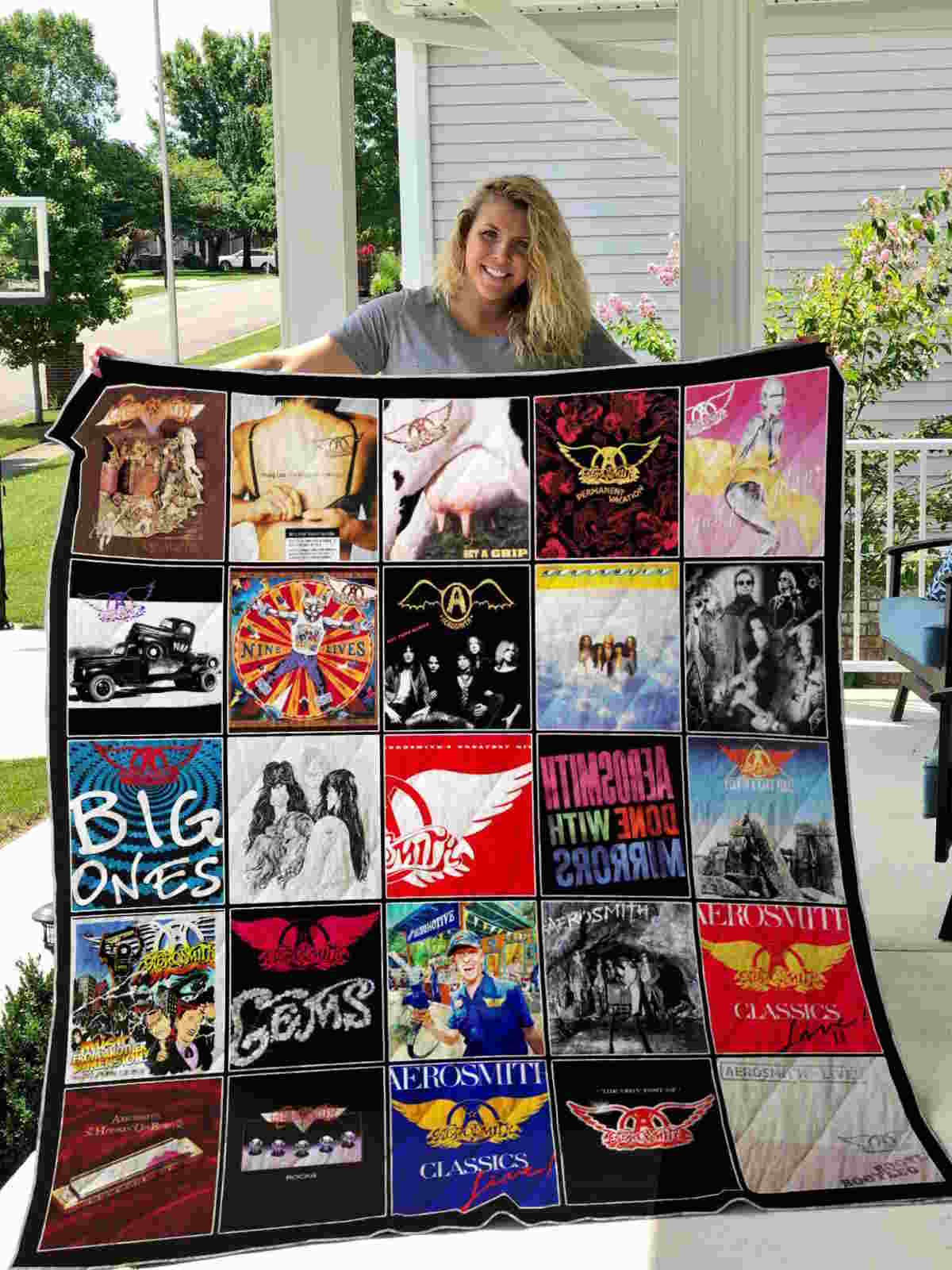 Best Of Aerosmith 3D Quilt Blanket