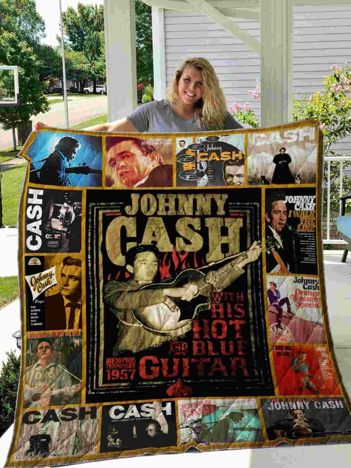 Best Of Johnny Cash 3D Quilt Blanket