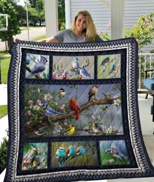 Birds 3D Quilt Blanket