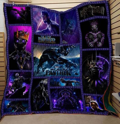 Black Panther Avenger Marvel Comics Art 3D Quilt Blanket